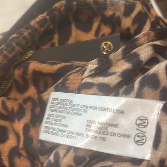 NWT VIX by PAULA HERMANNY Leopard Print Maxi Swim Coverup Dress Size Medium - Picture 8 of 8